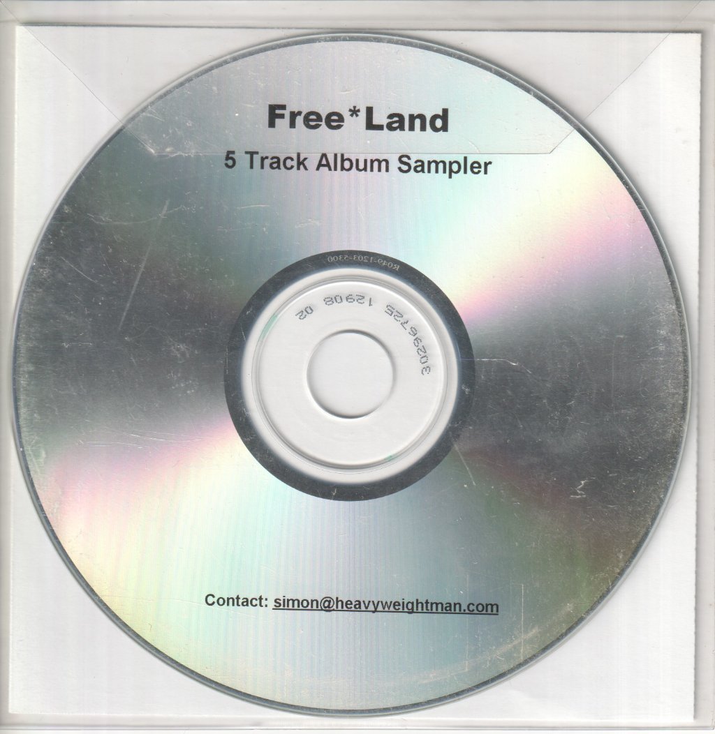 Freeland (adam freeland) - 5 track album sampler - Cdr
