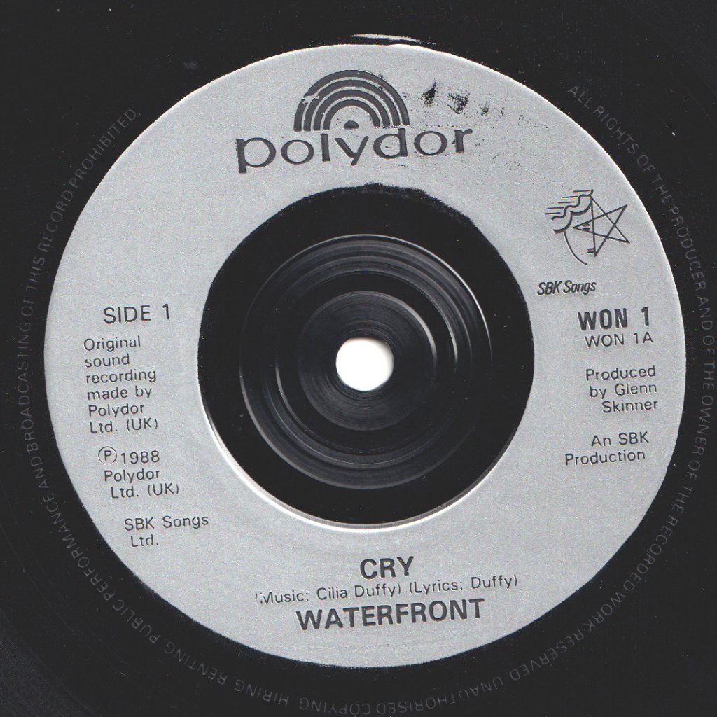 Waterfront (80'S) - Cry - 7 Inch