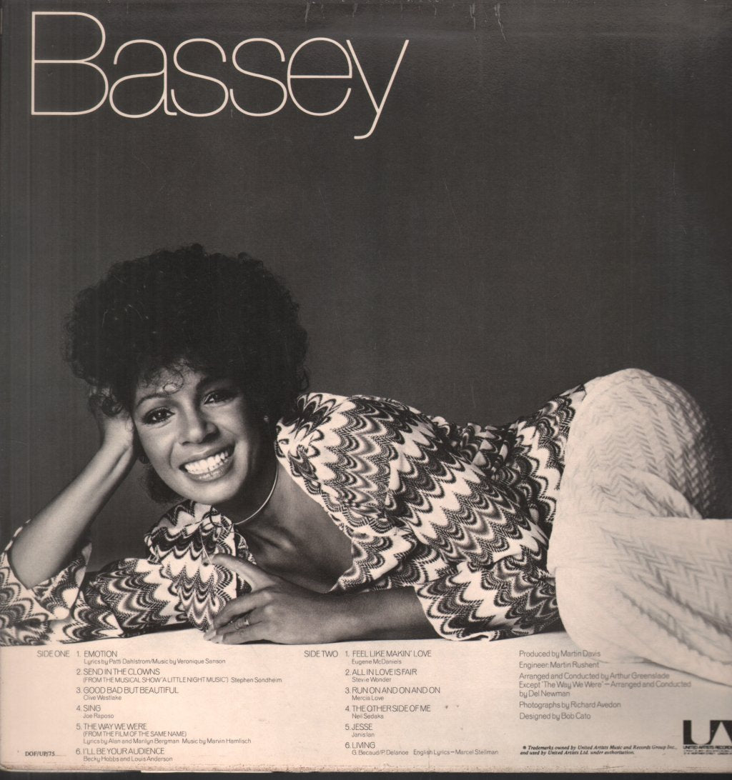 Shirley Bassey - Good Bad But Beautiful - Lp