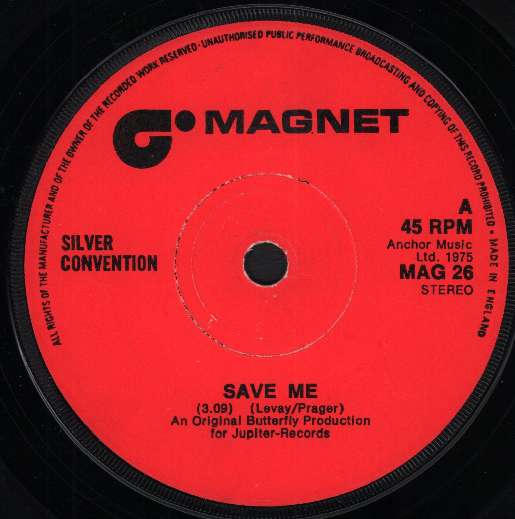 Silver Convention - Save Me - 7 Inch