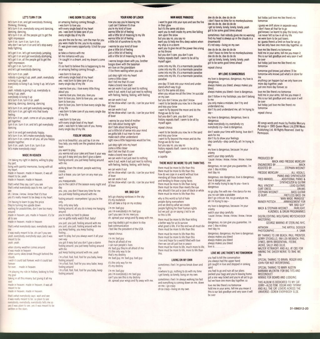 Freddie Mercury - Mr Bad Guy - Lp