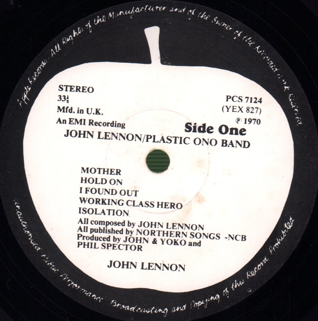 John Lennon / Plastic Ono Band - John Lennon / Plastic Ono Band - Lp