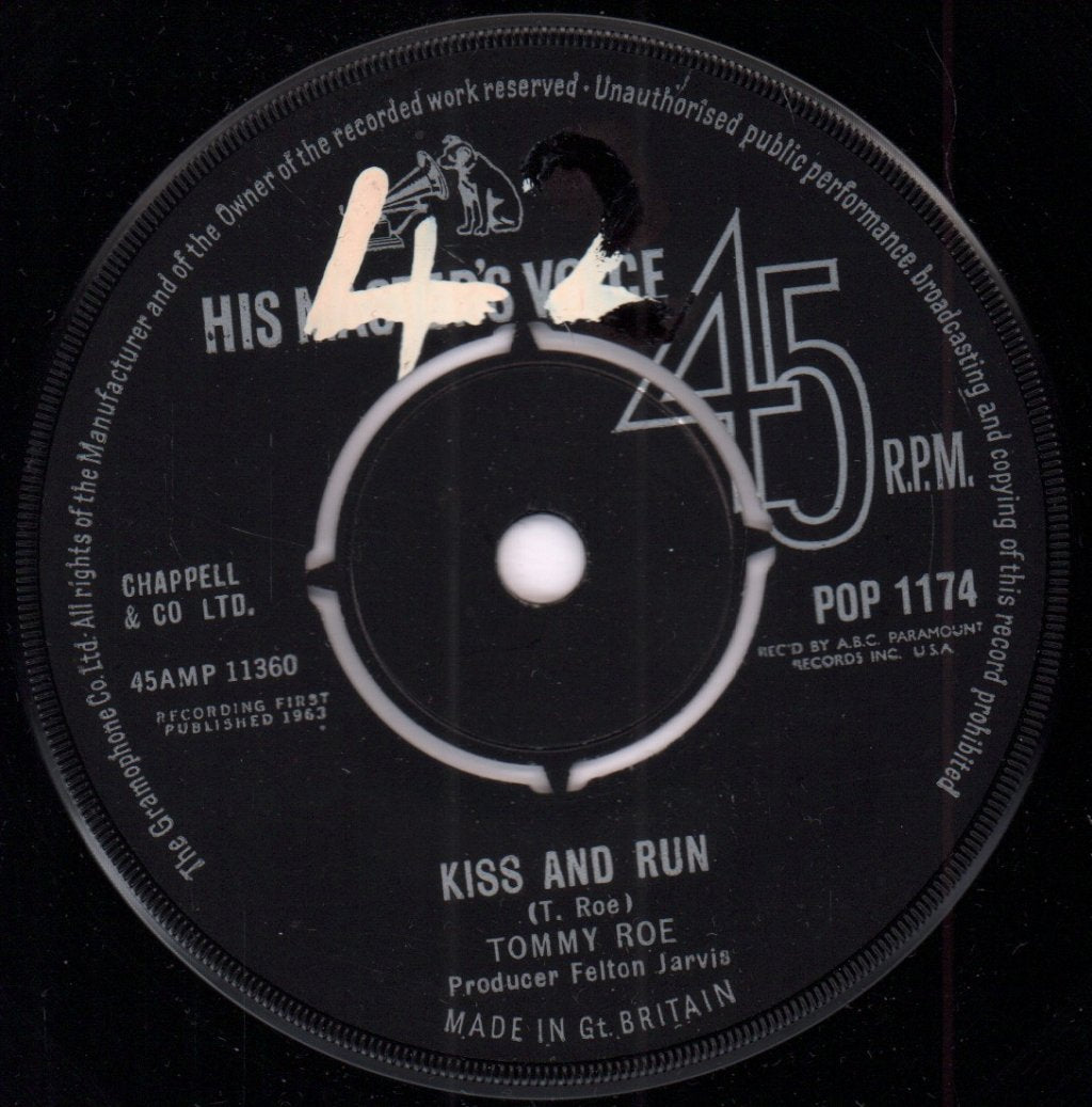 Tommy Roe - Kiss And Run - 7 Inch