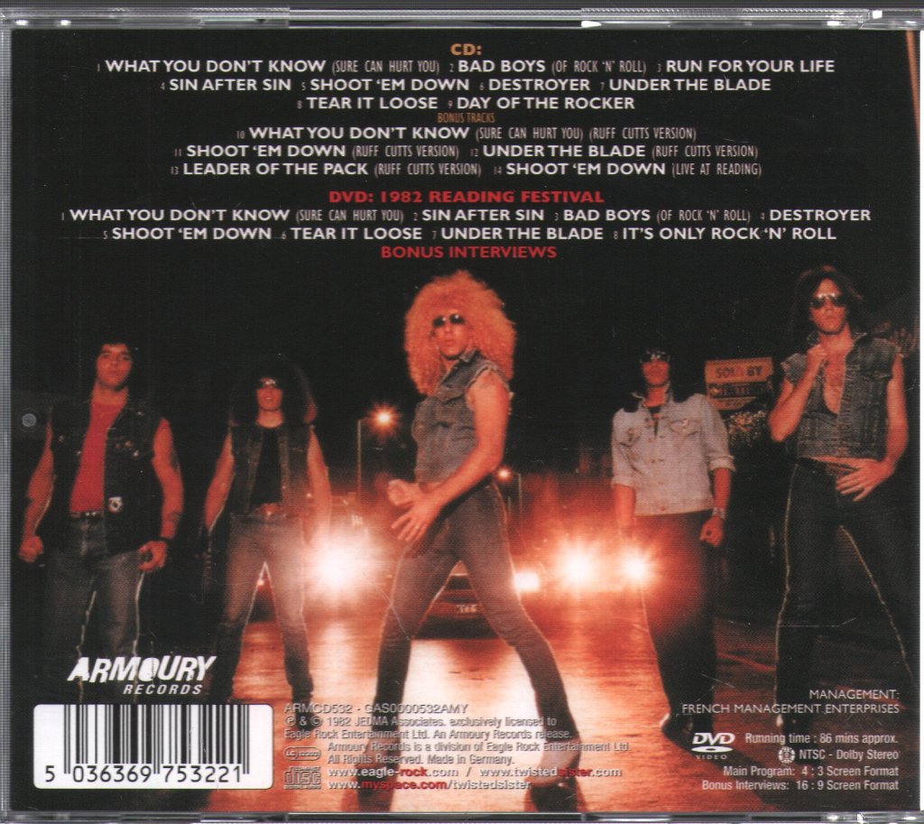 Twisted Sister - Under The Blade - Cd/Dvd