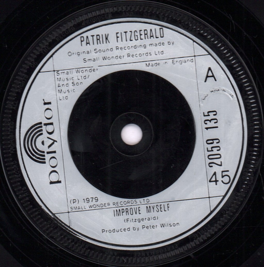 Patrik Fitzgerald - Improve Myself - 7 Inch