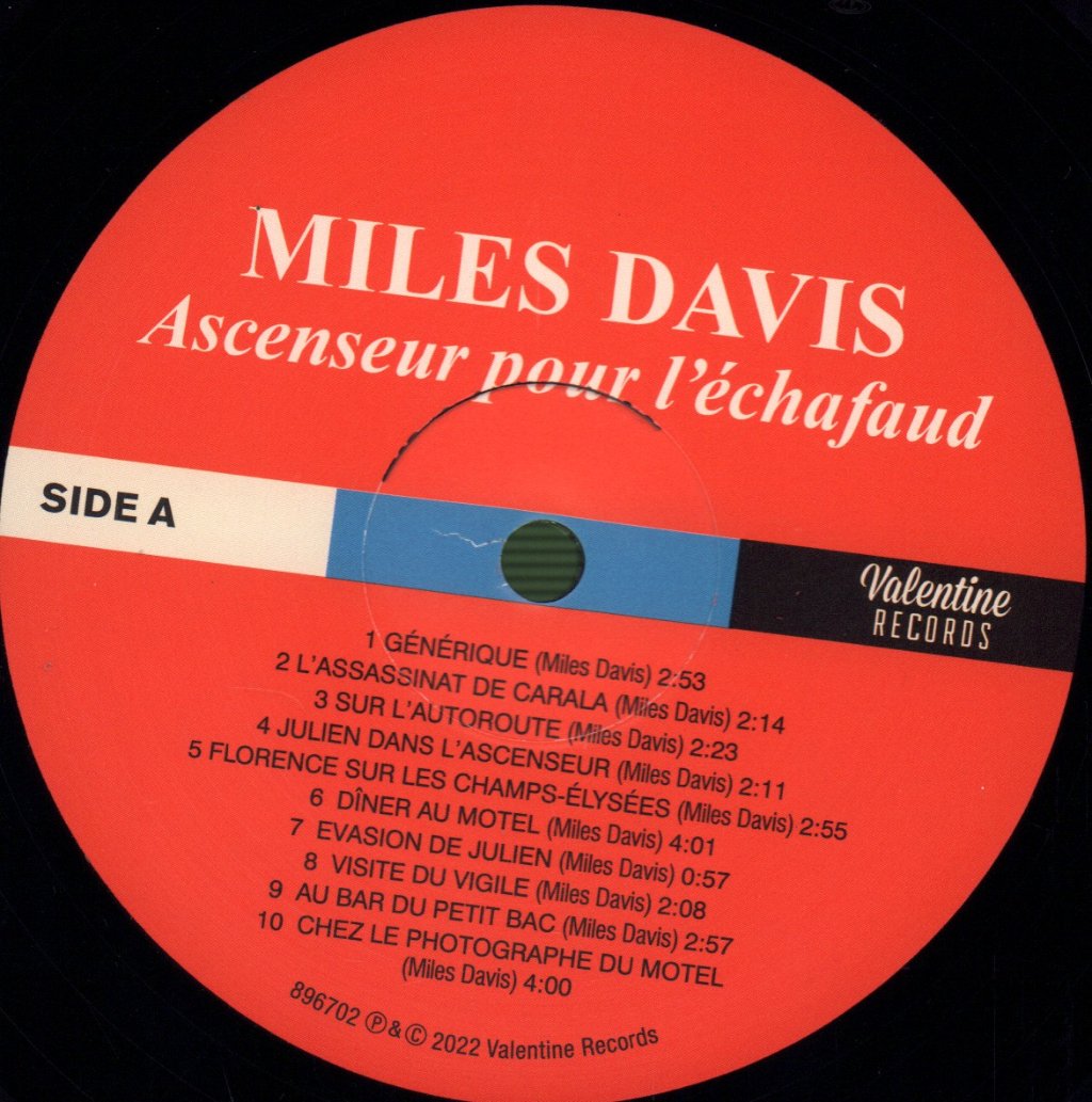Miles Davis - Ascenseur Pour L'échafaud - Lp