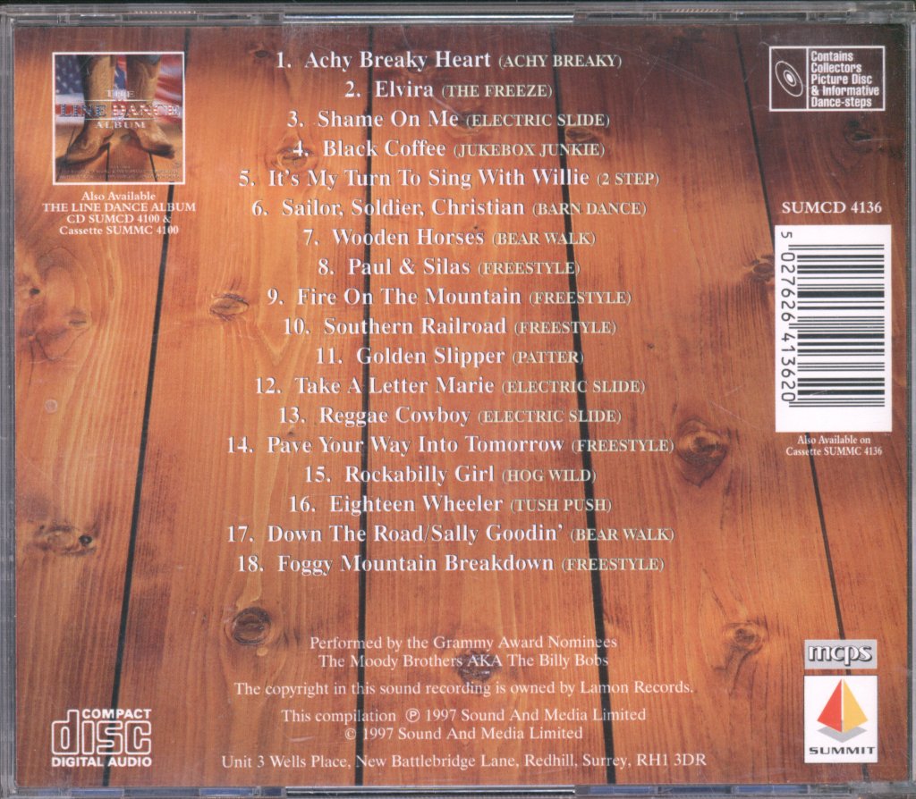 Moody Brothers - Line Dance Album II - Cd