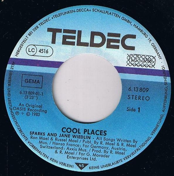 Sparks And Jane Wiedlin - Cool Places - 7 Inch
