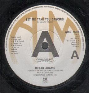 Bryan Adams - Let Me Take You Dancing - 7 Inch