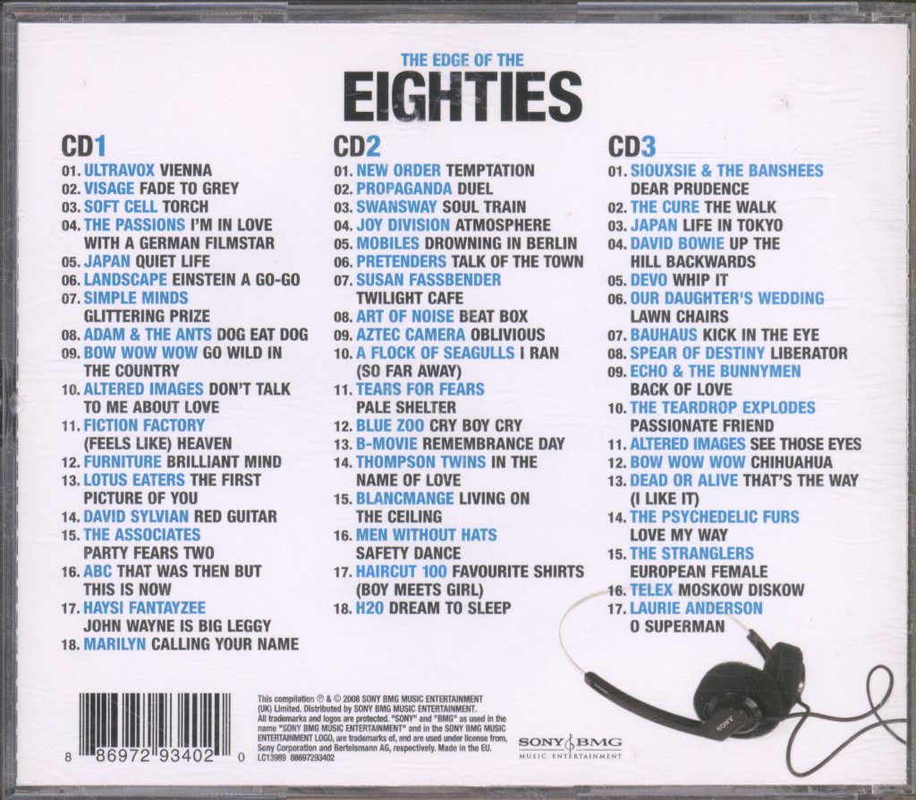 Various Artists - Edge Of The Eighties - Cd Set