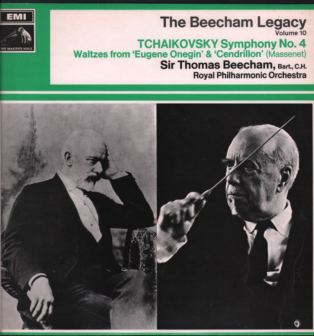 Sir Thomas Beecham / Royal Philharmonic Orchestra - Beecham Legacy Volume 10 - Tchaikovsky Symphony No.4 - Lp