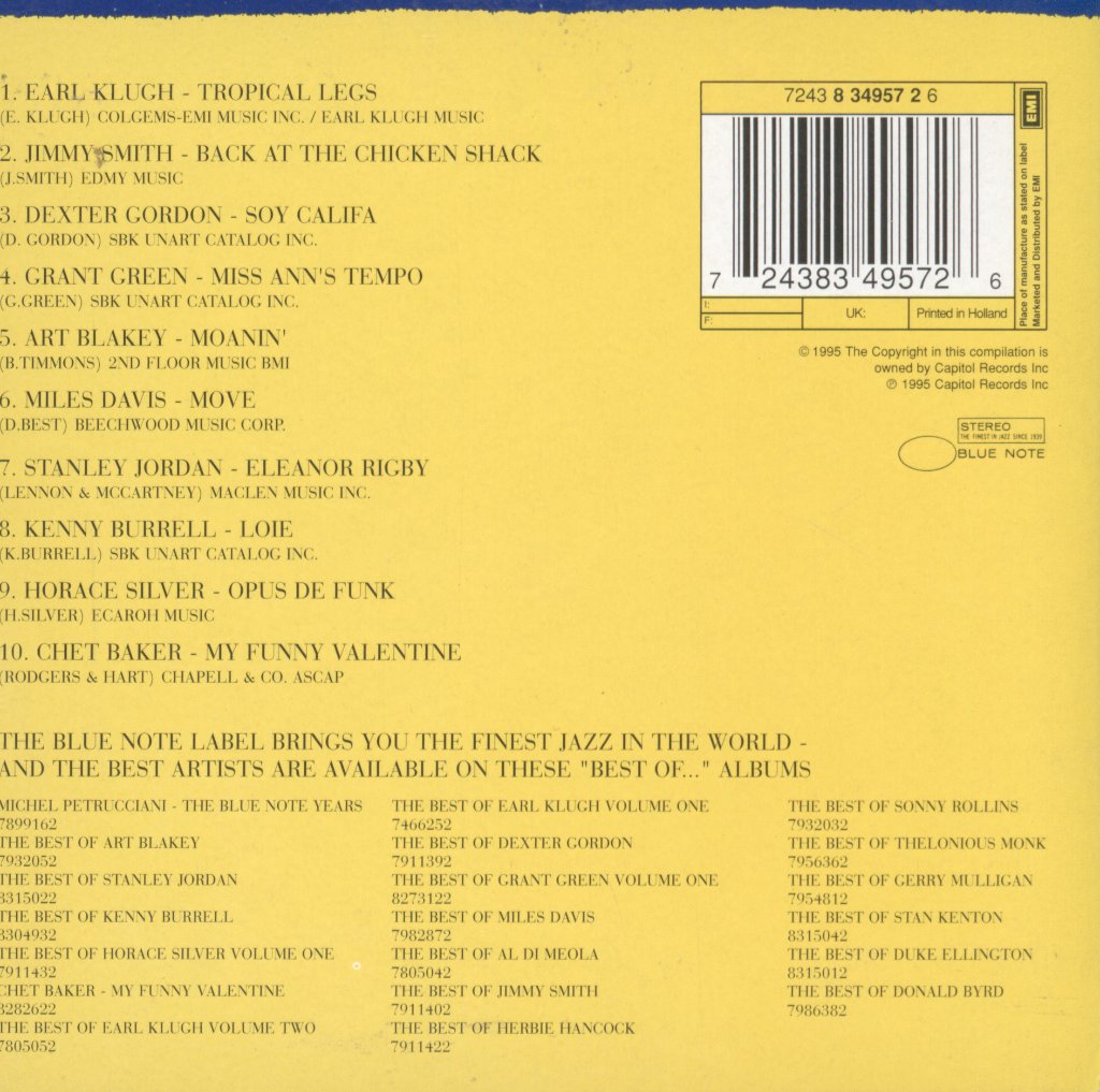 Various Artists - Best Of The Blue Note Best Ofs - Cd
