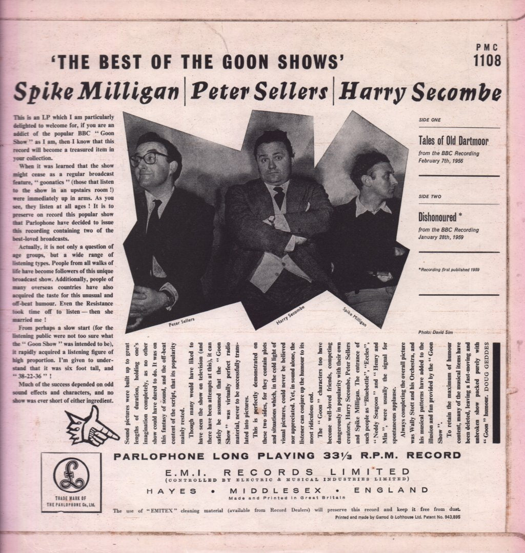 Best Of The Goon Shows - Best Of The Goon Shows - Lp