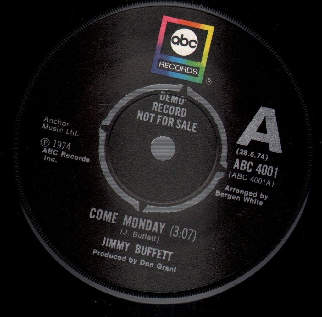 Jimmy Buffett - Come Monday - 7 Inch