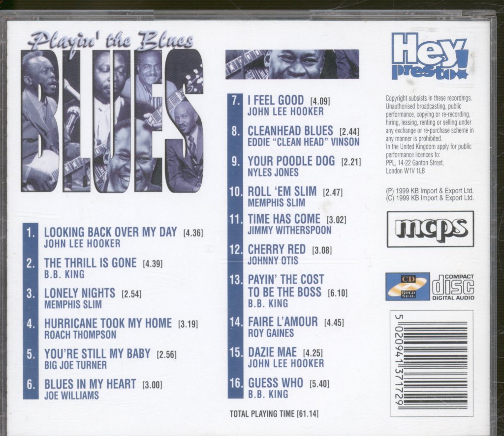 Various Artists - Playin' The Blues - Cd