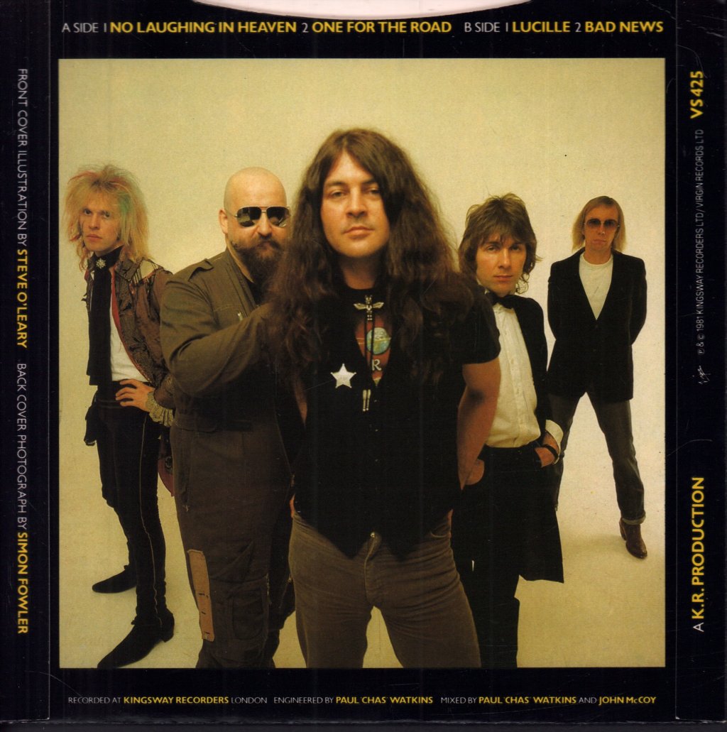 Gillan - No Laughing In Heaven - 7 Inch