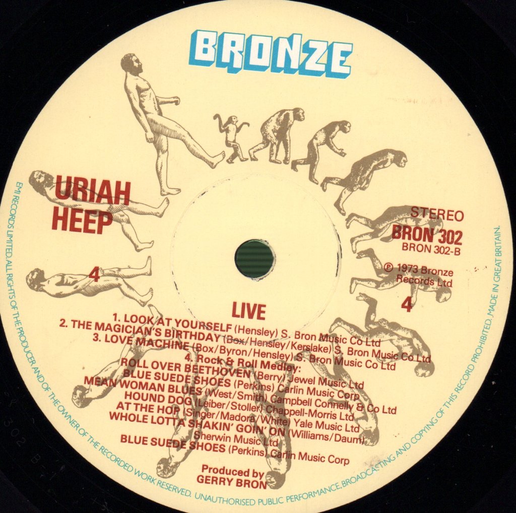 Uriah Heep - Live - Double Lp