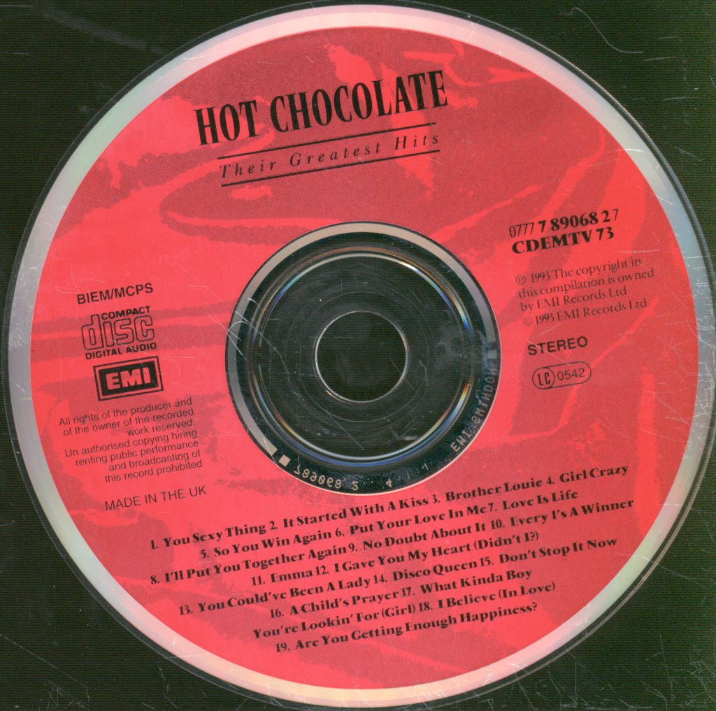 Hot Chocolate - Their Greatest Hits - Cd