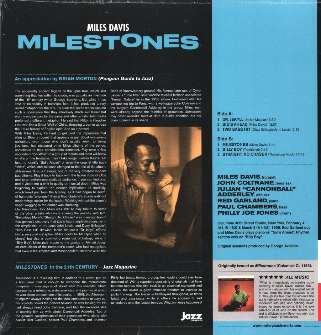 Miles Davis - Milestones - Lp