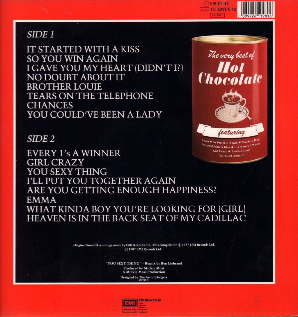 Hot Chocolate - Very Best Of - Lp