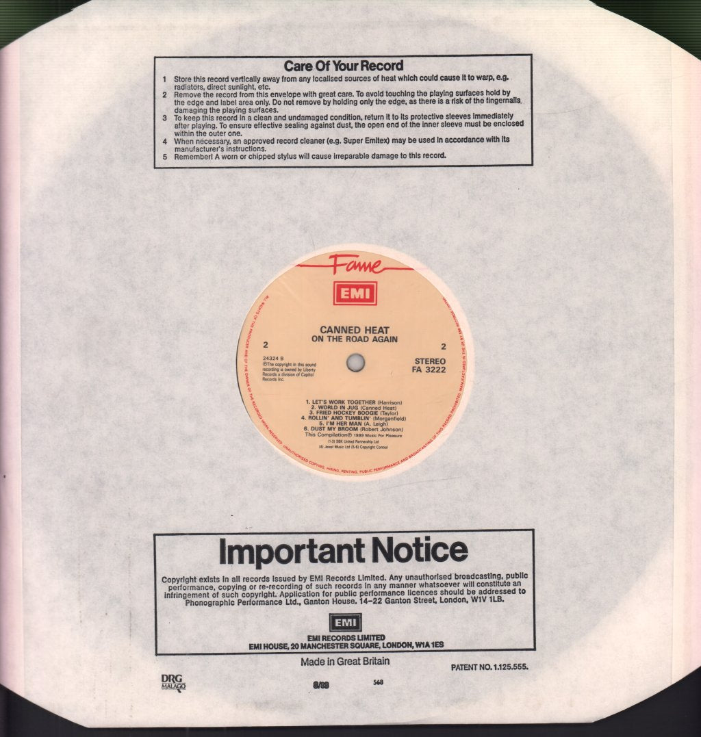 Canned Heat - On The Road - Lp