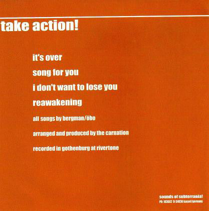carnation - Take Action! - 7 Inch