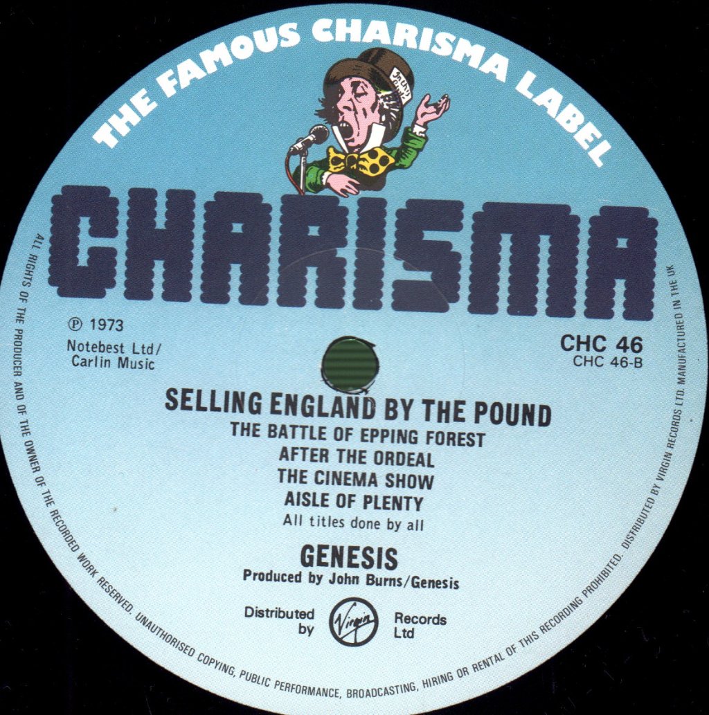 Genesis - Selling England By The Pound - Lp