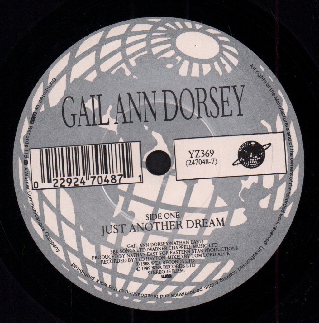 Gail Ann Dorsey - Just Another Dream - 7 Inch