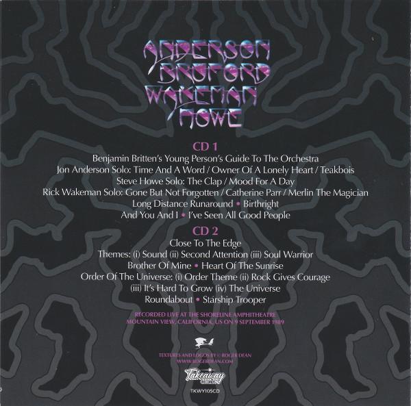 Anderson Bruford Wakeman Howe - An Evening Of Yes Music Plus - Box Set