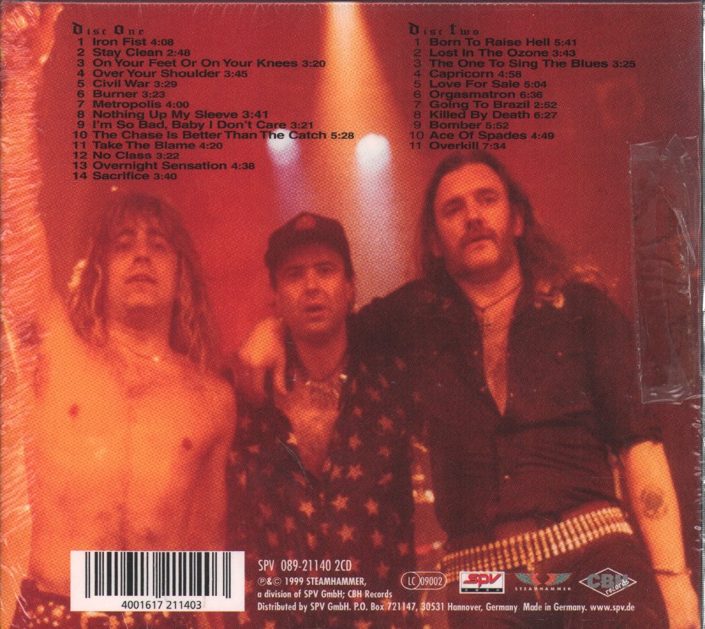 Motorhead - Everything Louder Than Everyone Else - Double Cd