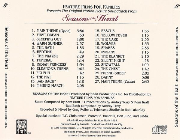Kem Kraft / Audrey Terry - Seasons Of The Heart: Original Motion Picture Soundtrack - Cd