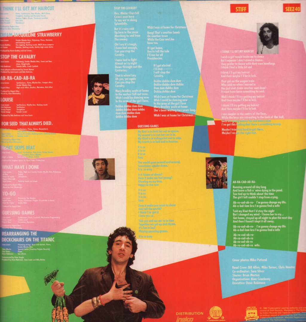 Jona Lewie - Heart Skips Beat - Lp
