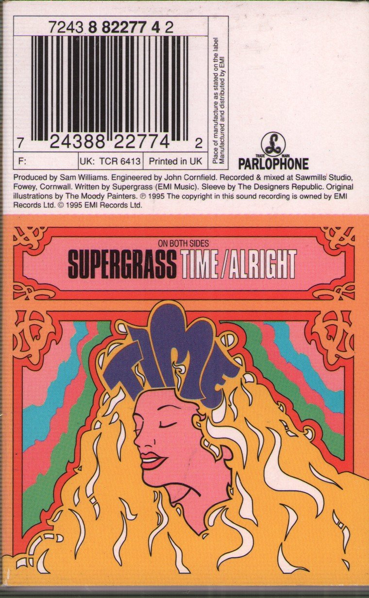 Supergrass - Alright / Time - Cassette