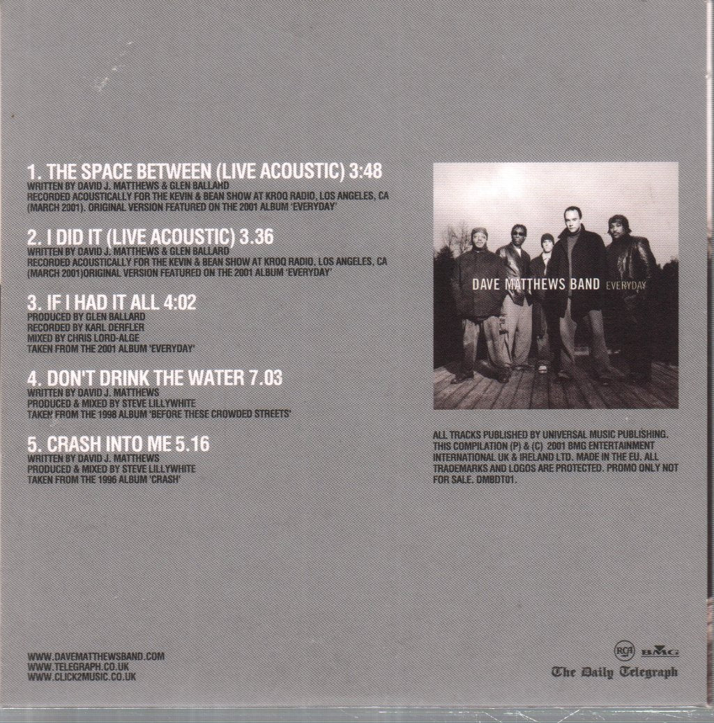Dave Matthews Band - Daily Telegraph - Cd