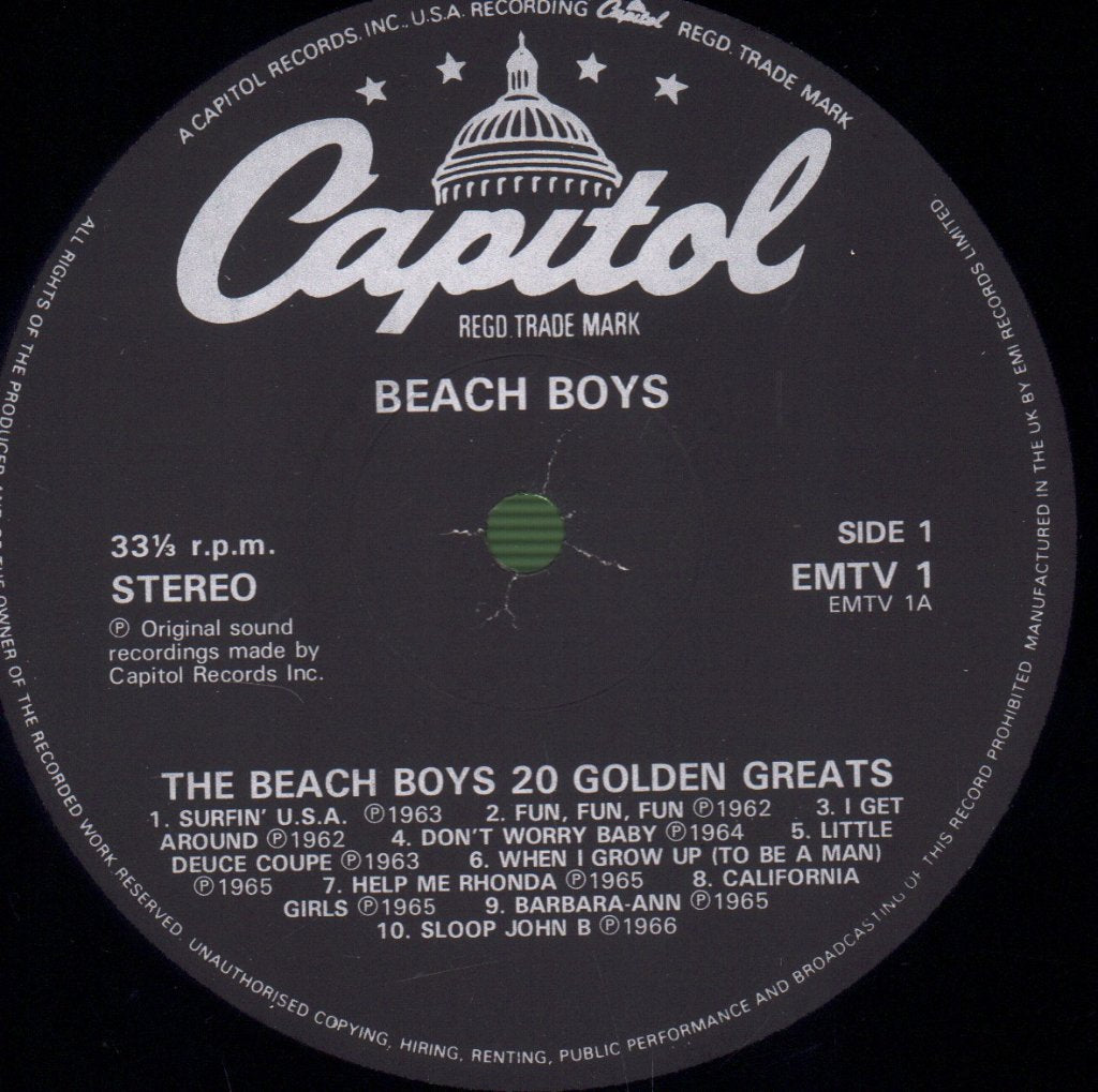 Beach Boys - 20 Golden Greats - Lp