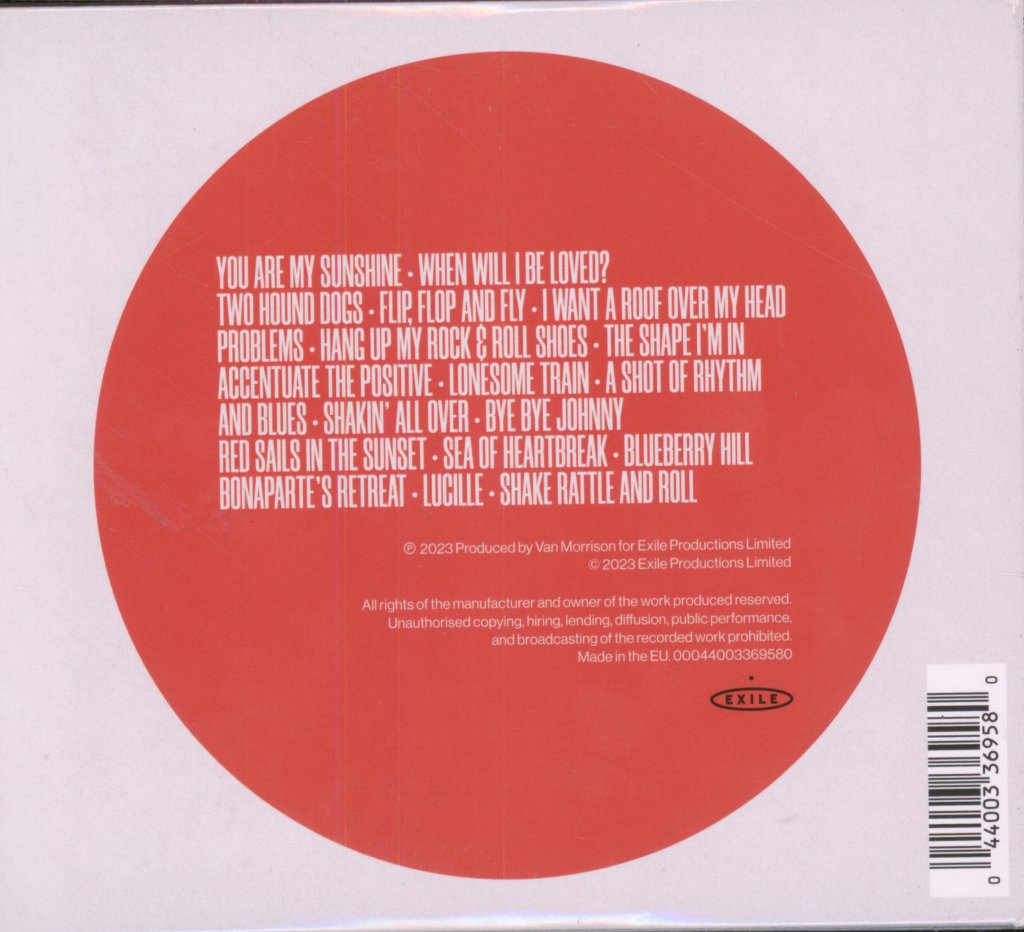 Van Morrison - Accentuate The Positive - Cd