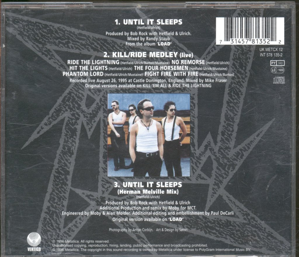 Metallica - Until It Sleeps - Cd