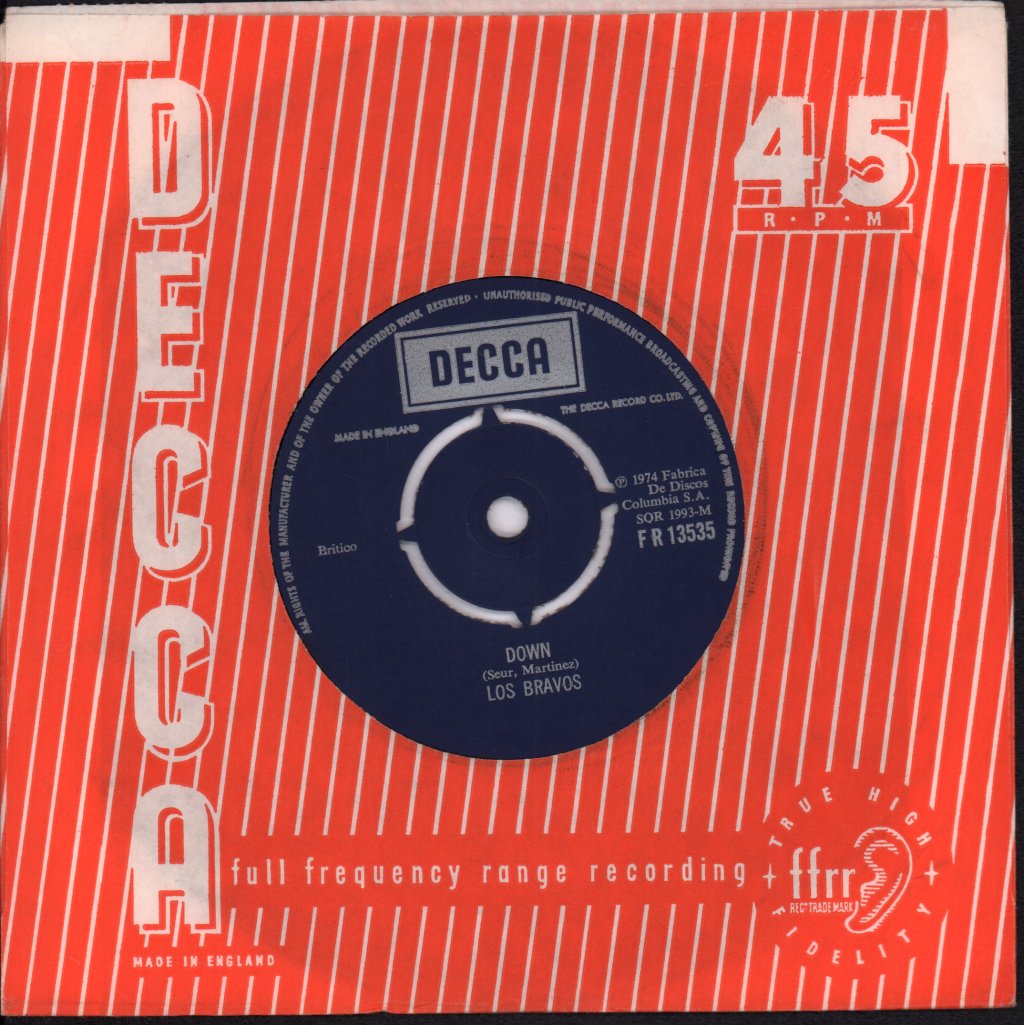 Los Bravos - Ma Marimba - 7 Inch