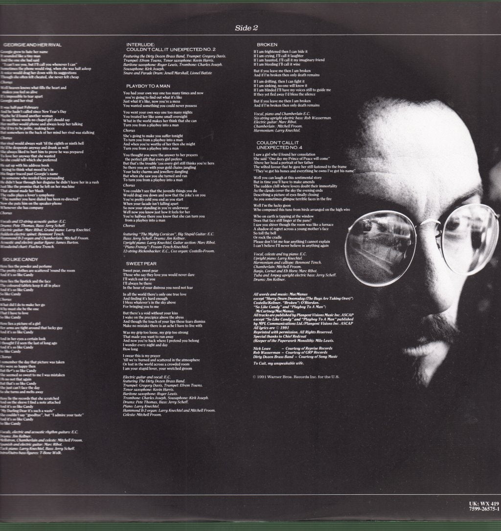 Elvis Costello - Mighty Like A Rose - Lp