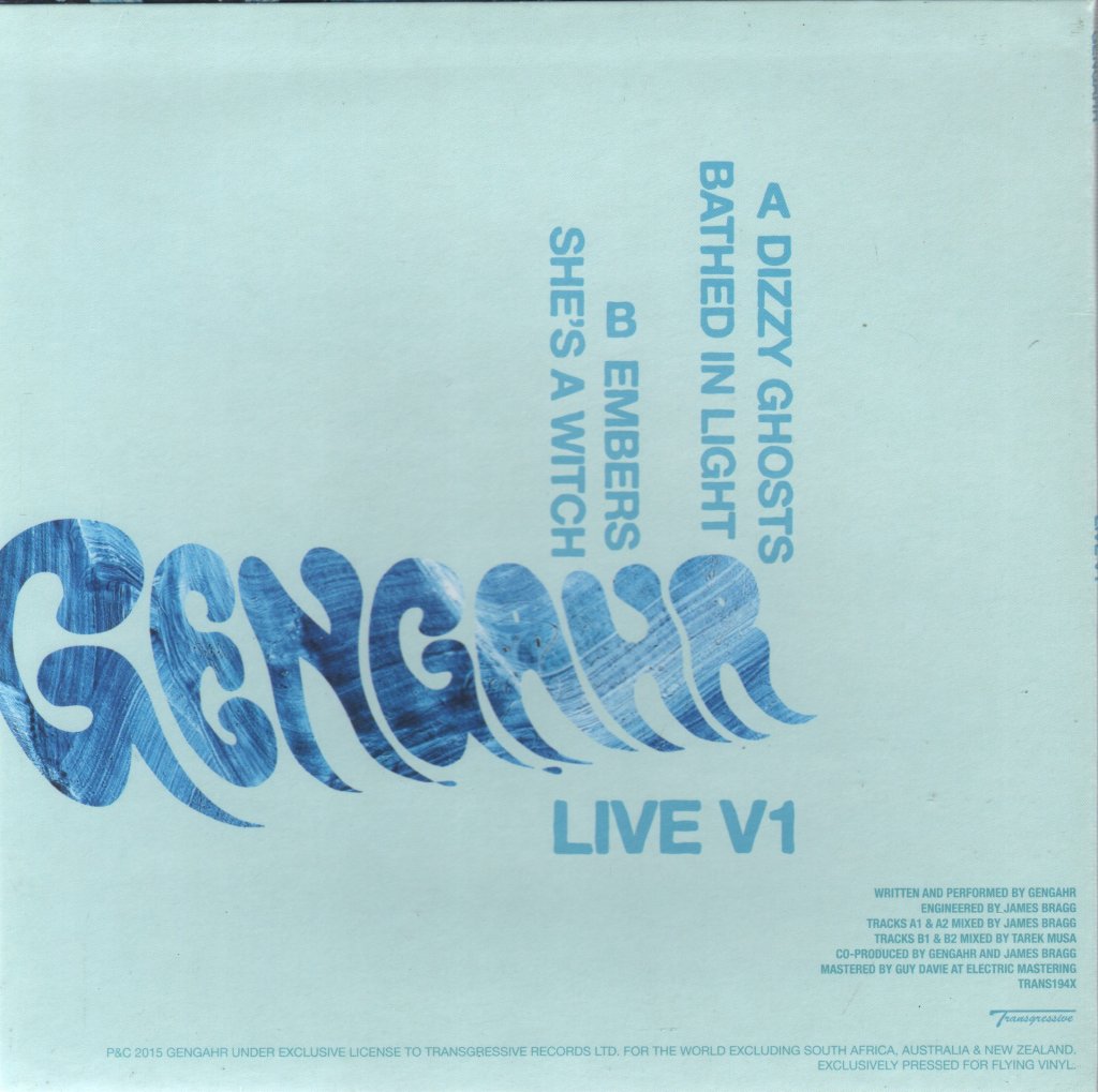 Gengahr - Live V1 - 7 Inch