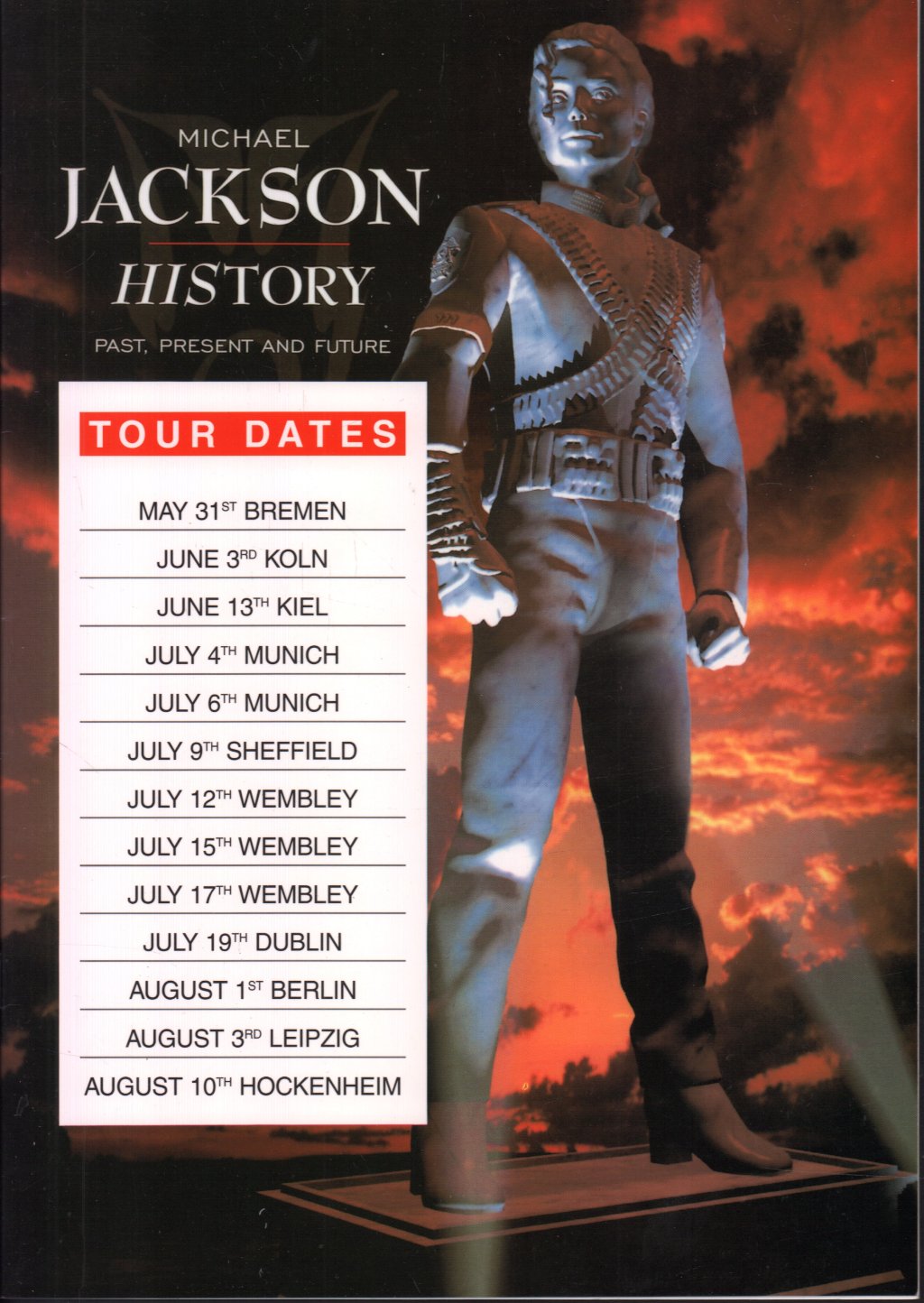 Michael Jackson - history - Tour Programme