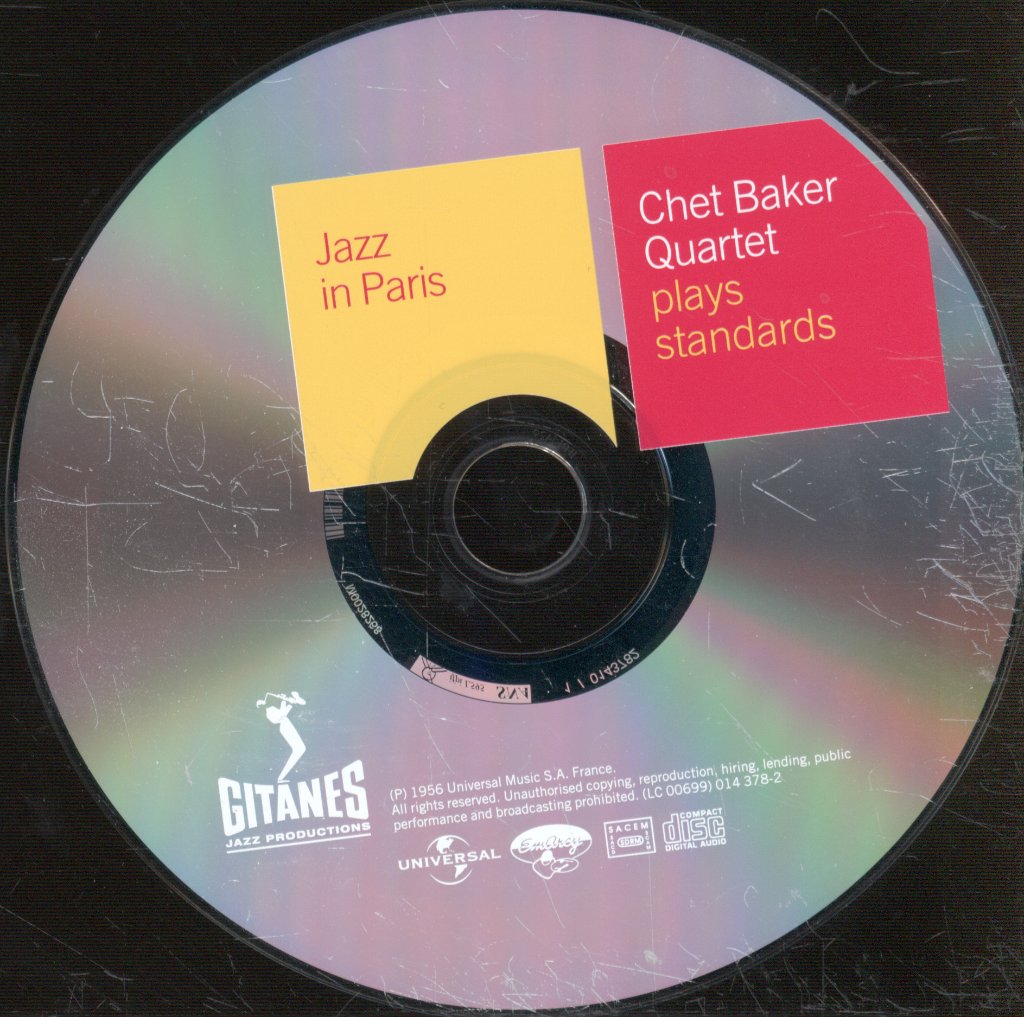 Chet Baker Quartet - Plays Standards - Cd