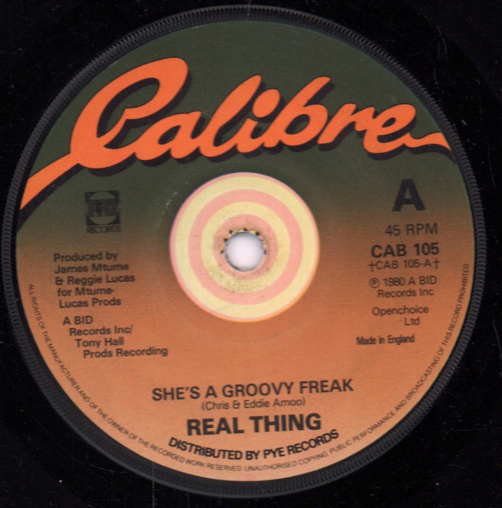 Real Thing - She's A Groovy Freak - 7 Inch