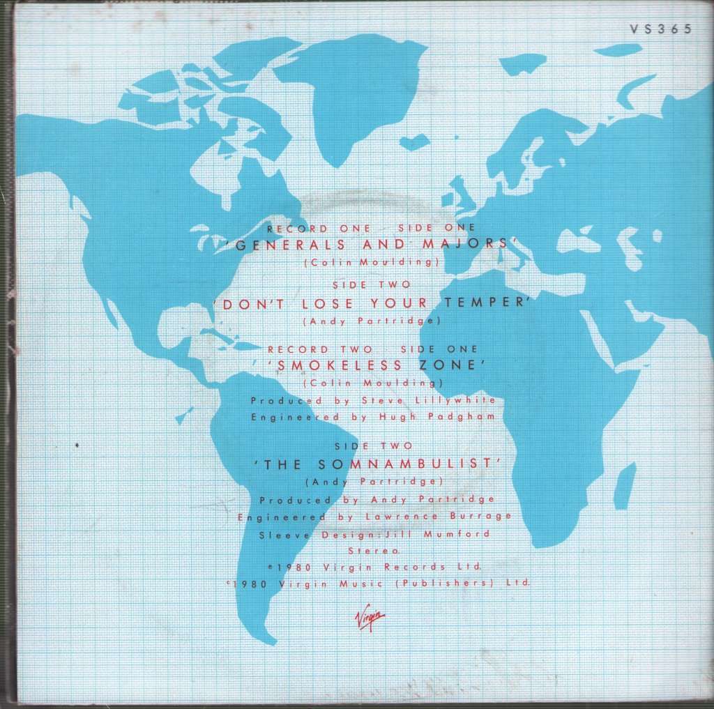 XTC - Generals And Majors - 7 Inch