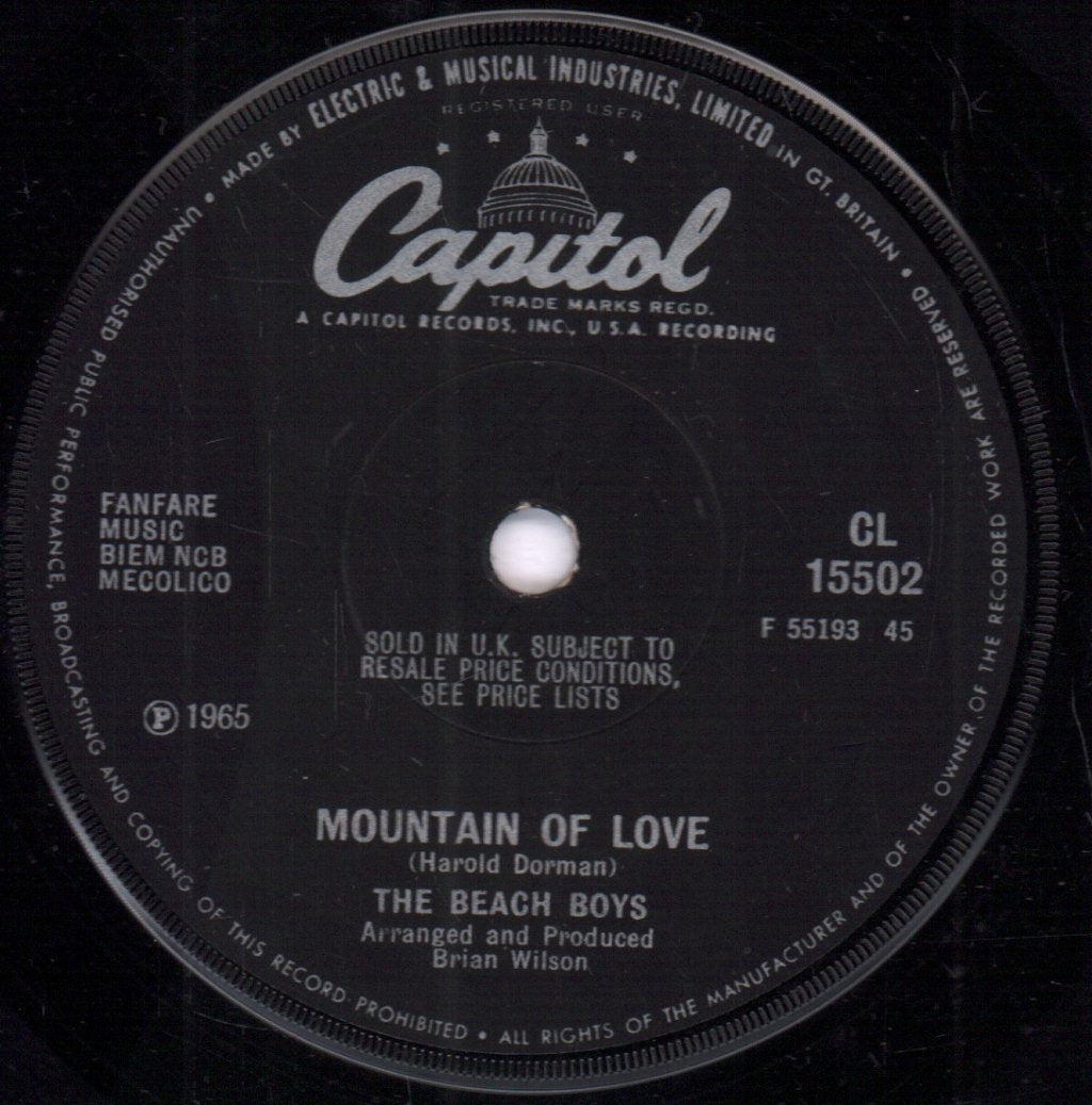 Beach Boys - Then I Kissed Her - 7 Inch