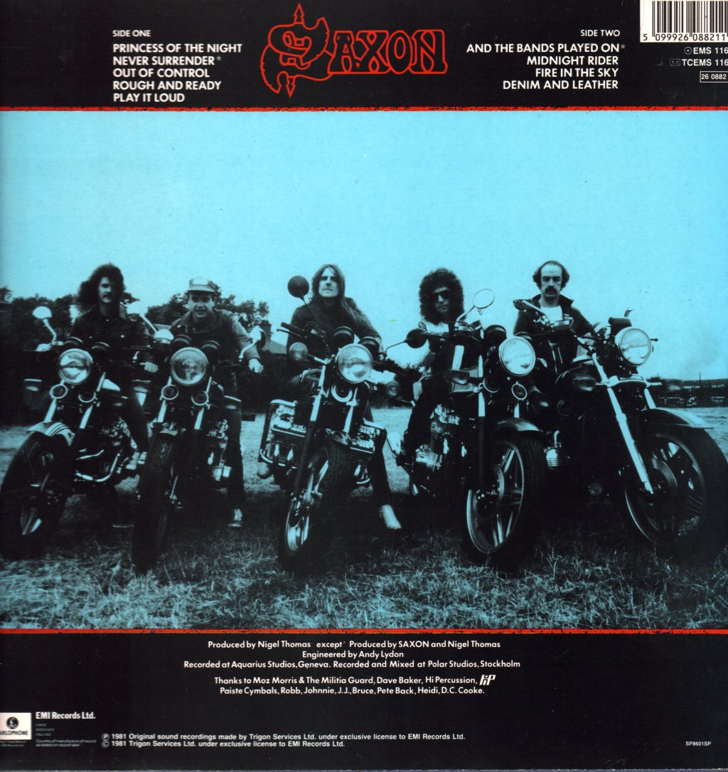 Saxon - Denim And Leather - Lp
