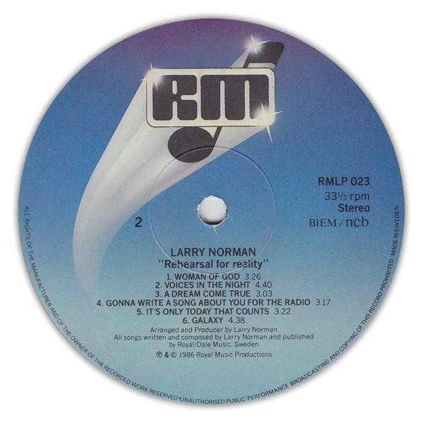 Larry Norman - Rehearsal 4 Reality - Lp