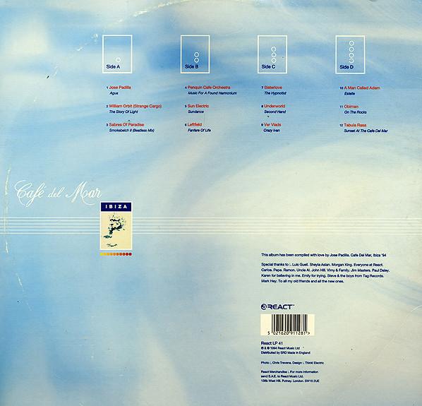 Various Artists - Cafe Del Mar Ibiza - Double Lp