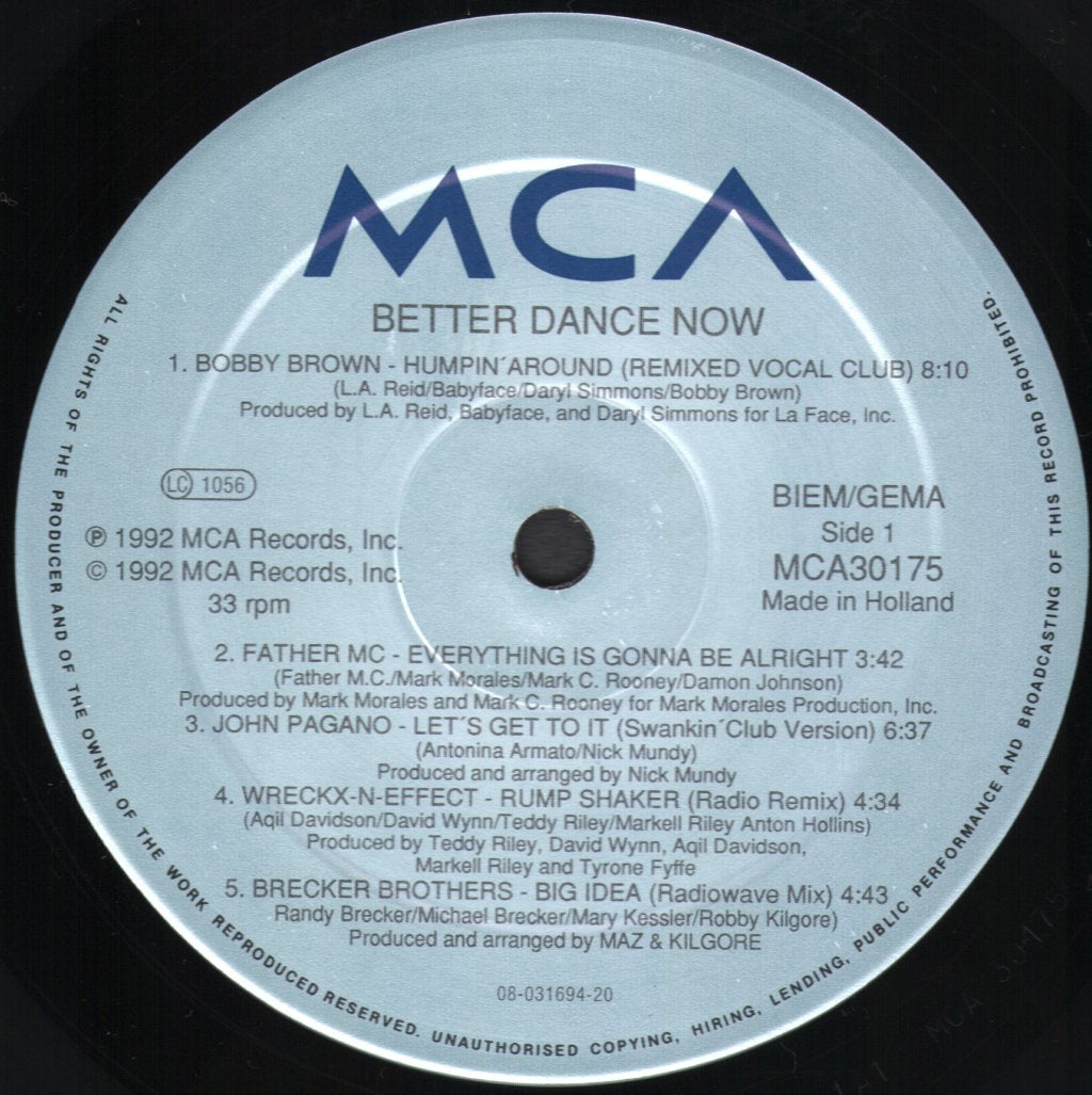 Various Artists - Better Dance Now Volume 2 - Lp