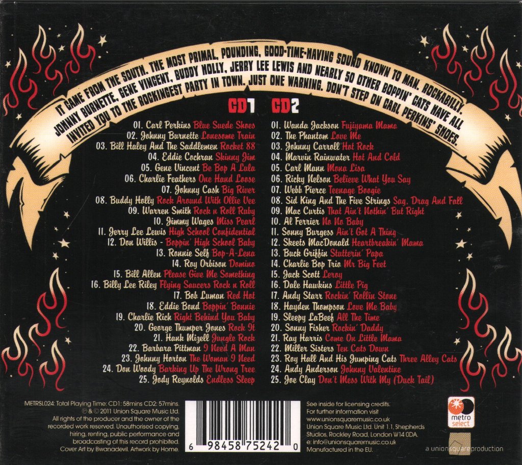 Various Artists - Rebel Rock (The Essential Rockabilly Album) - Cd Set